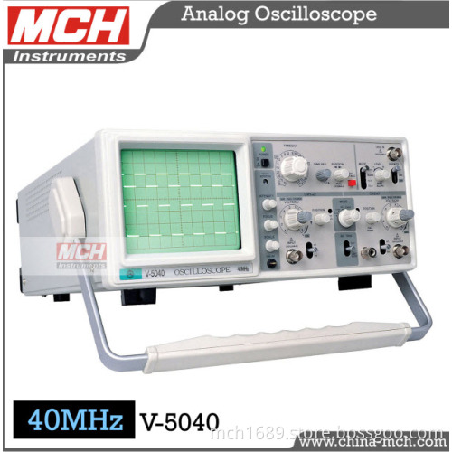 40MHz Oscilloscope Dual Oscilloscope Low Cost Analogue Oscilloscope (MCH V-5040)